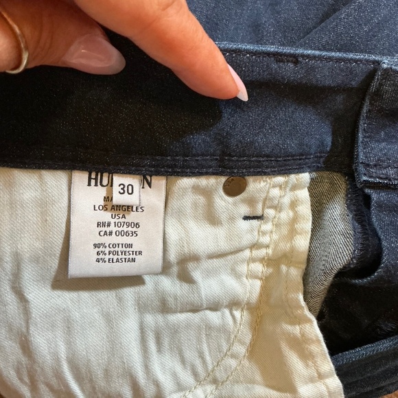 Hudson Jeans Dark Wash Slim Straight Denim Men’s Size 30 Made in USA - Picture 8 of 10